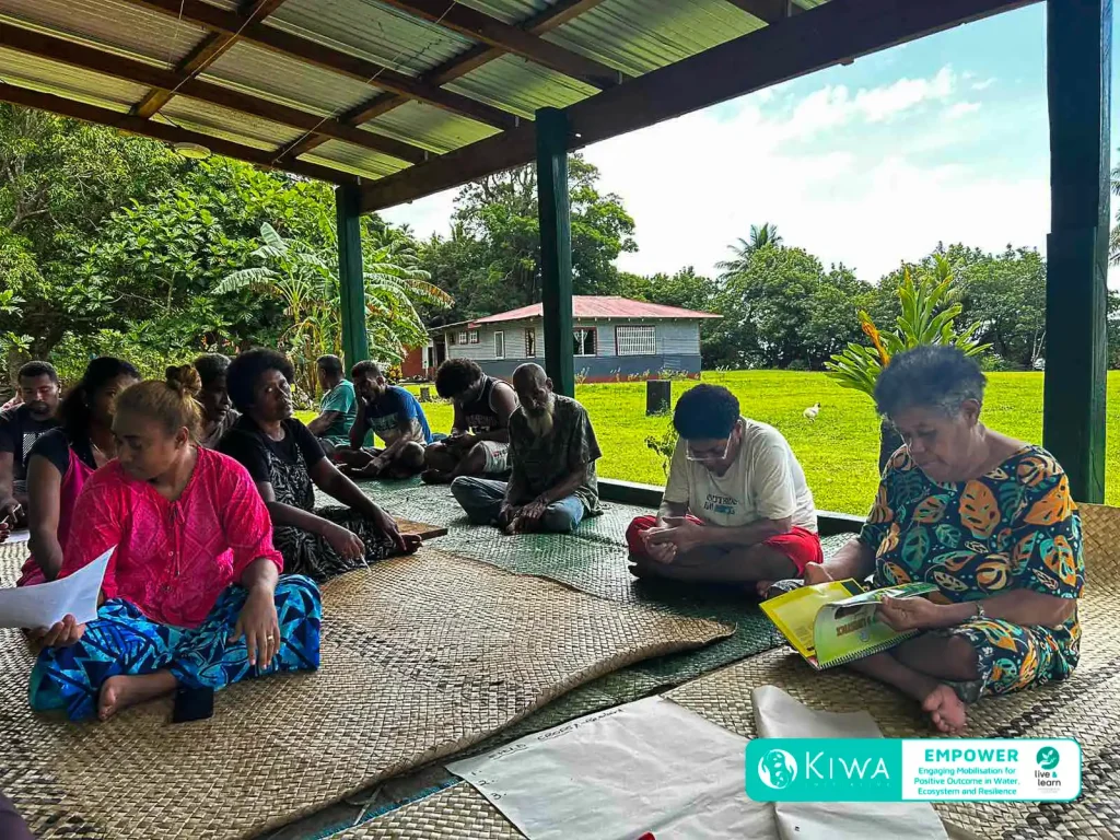 Kiwa EMPOWER team in Salia, Cakaudrove, Fiji